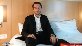 Handsome Straight Male's Cock to Taste. Stephane, Bankster - free gay porn