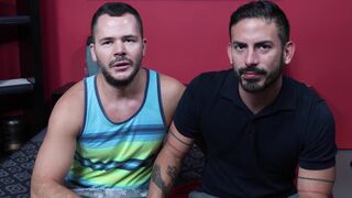 ExtraBigDicks - Bearded Handsome Latino Sucks A Huge Hunk Cock - Cesar Rossi , Valenting Petrov PrideStudios 1080p