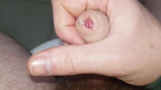 NAUGHTY KINKY  straight boy ⁄ IN PUBLIC ⁄ pissing and jerking off ⁄ SWEET COCK UNCUT CUMSHOT EvilTwinks - SeeBussy.com