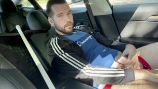 I got caught jacking off in my car by two hot guys. Can't believe how much I came. jmasonfoxxxy
