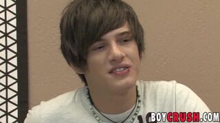 Pierced cute twink Connor Terrence beating off his big cock Boy Crush - SeeBussy.com