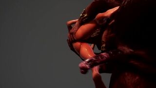SISSY SWALLOWS MINOTAURO'S CUM 3D DeepBoyo - SeeBussy.com