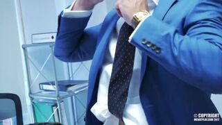 JOHAN KANE GETS FUCKED HIS TYRANT BOSS FOR JERKING OFF IN THE COPY ROOM Men At Play