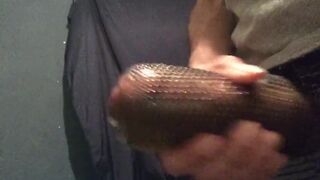 Stroking My Cock with New Sex Toy SnipeSh0t