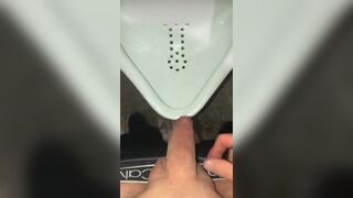 Compilation of Pissing and Cumming at a Urinal twice this Weekend Jetsfan1983 - BussyHunter.com