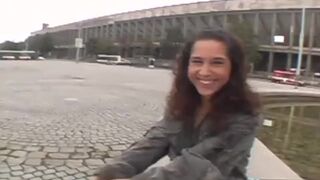 POV Blowjob From Naughty Brunette Teen Monic