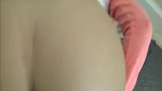 Horny blonde facialized after a hardcore fuck on the floor
