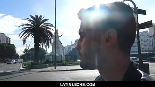 LatinLeche - Sexy Brazilian Guy Sucks and Fucked for Money