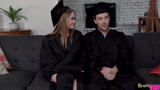 Celebrating graduation day with a fuck