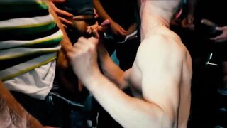 Dirty punk sucks cok and drinks lots of cum