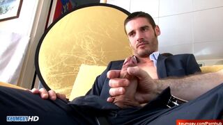 True Hetero Insurrer made a Porn in Spite of him to get a Contract - Free Gay Porn