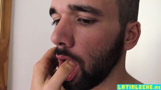 Latin teen picks up stranger for some bareback anal sex