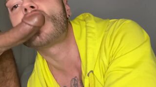 Mars Gymburger sucks my cock until I cum and we have a white kiss 2