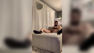 Arab jock home alone jacking off high