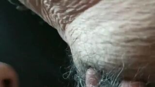 Asian daddy cruising to toilet and cumming in mouth