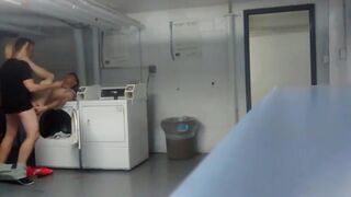 Fucking my boyfriend in the laundry room