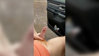 Dick out at the park while people drive by... 420sexy4U