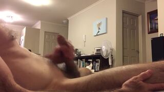 Side view with nice cum ropes jerk marlar2080