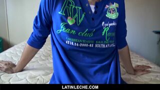 Latin boy bottoms for the first time for camera man’s cock SayUncle