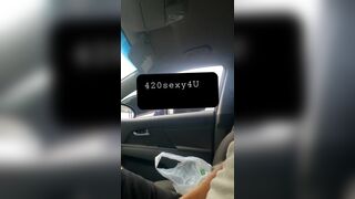 Letting the guy beside me watch while I play with my dick 420sexy4U