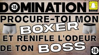 SNIFF L'ODEUR DES COUILLES DE TON BOSS - DOMINATION Français BAP-DOMINATION