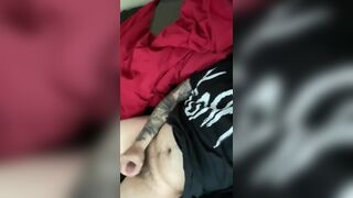 Horny rocker dude gets off after interview AsmodayZombie 2