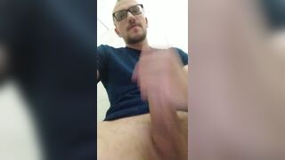 Cumshot my very hard dick