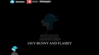 Javy Bunny and flamey Furry animacion 3D Dragonboyhug
