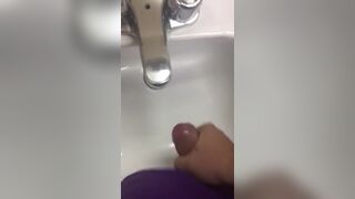 jerking off in bathroom at work Curiosity96 2