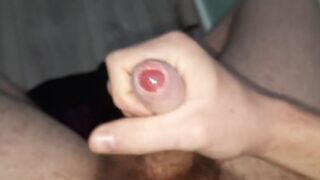 Straight boy loves to wank for you, hard uncut cock spurts cum EvilTwinks