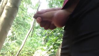 close up pissing in public with my uncut dick smellmydick