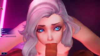 Lity Wild Crazy Blowjob og Kæmpe Creampie i stram fisse [Gameplay] YR Lesnik
