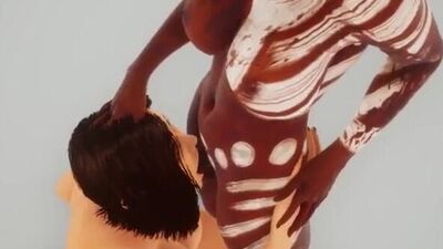 futa fucks a sexy brunette in the mouth on the seashore wild life yr lesnik gay video