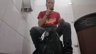 Smoking inside a public toilet nathan nz