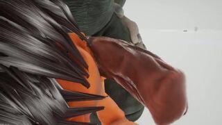 Gay Furry Blowjob in POV YR Lesnik