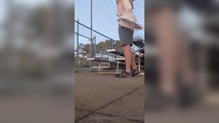 Nate does pushups at the field clothed - 35 secs - Homemade Gay Porn