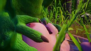 Furry gangbang ¦ Met aliens in a cave ¦ wild life YR Lesnik