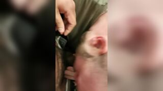 Sucking Big black cock in the toilets. Danny Wyatt UK