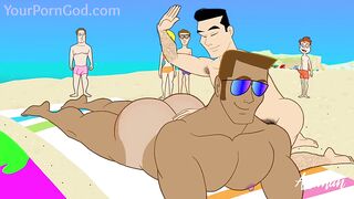 animan dripping dads 5 beach dudes