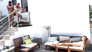 Voyeur in the Villa - Gay Porn Video
