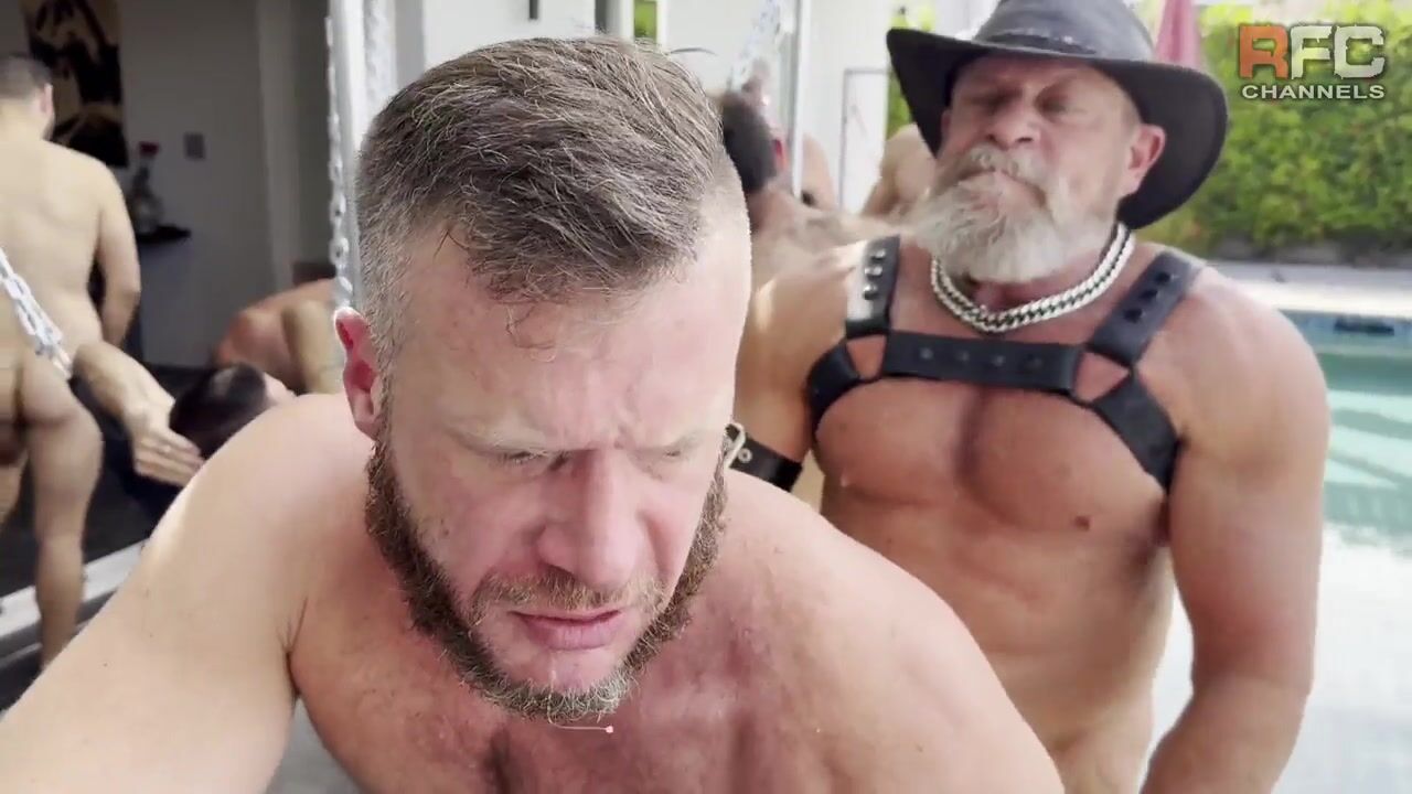 RawFuckClub - 25 Man Raw Raunchy Orgy Part 3 - free gay porn