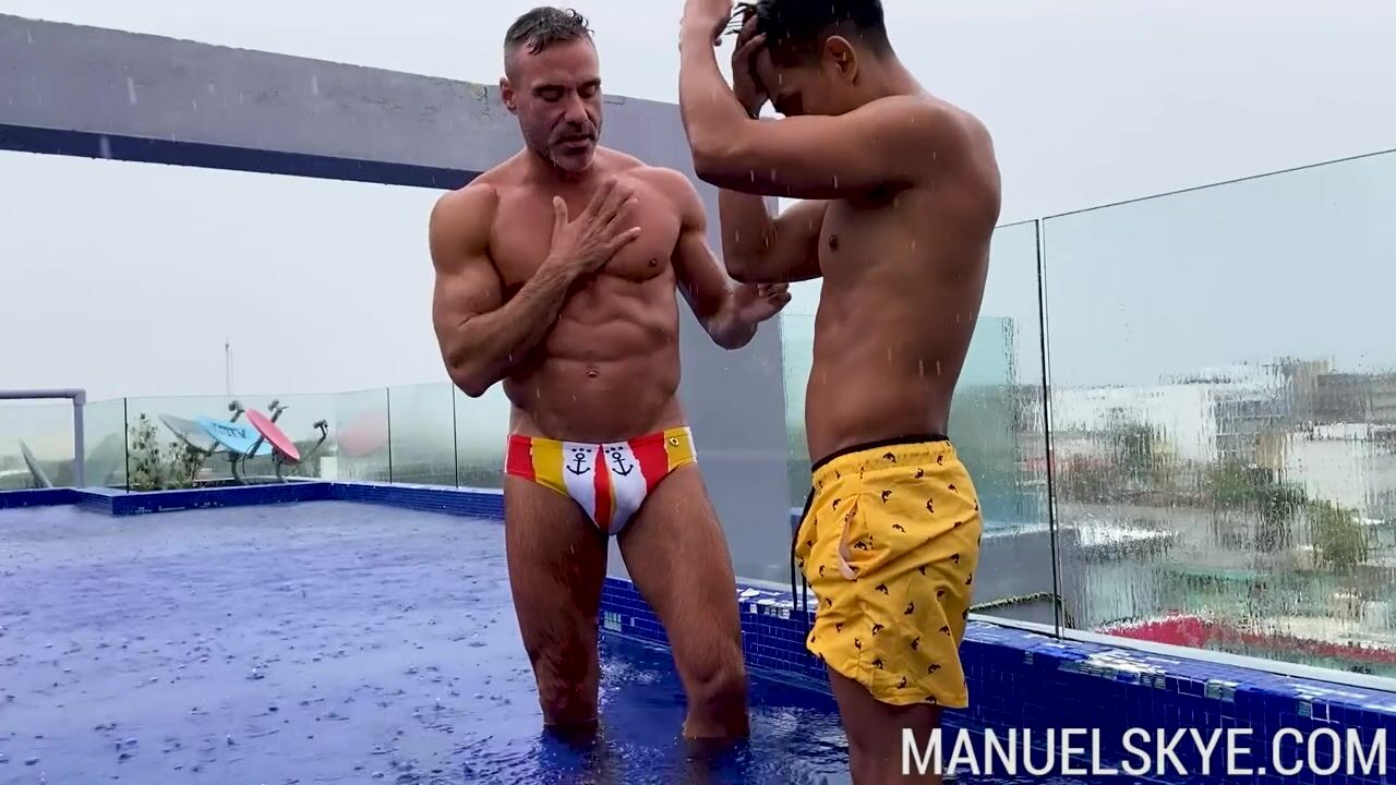 OnlyFans - Manuel Skye - Part 1 - After a rainy christening let me introduce you to my new brotege @lexvargasfit - free gay porn