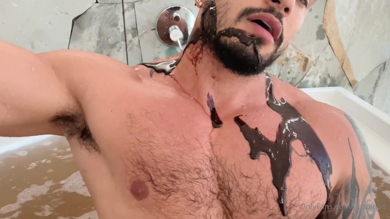 OnlyFans - Alejo Ospina Jerk Off - Covered in Chocolate YUMM! - free gay porn