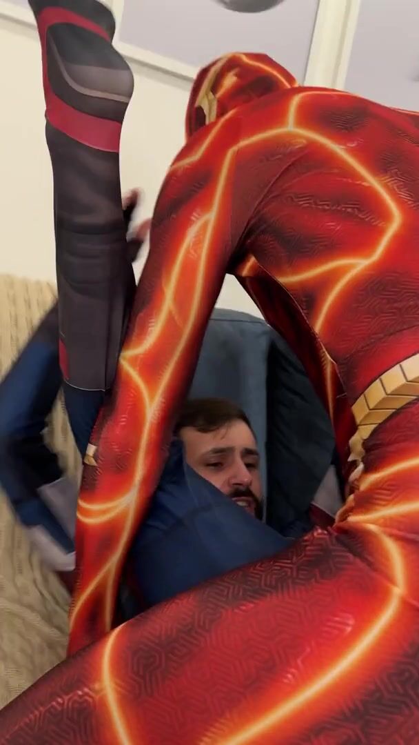 OnlyFans - Flash vs Captain America - Edu Scot - free gay porn