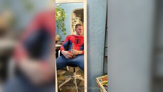 Big Mike Spidey Stroking