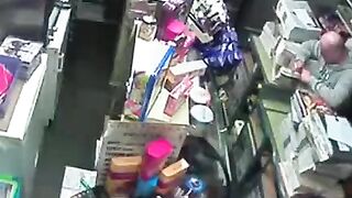 Str8 Caught Fucking On Security Camera In Store