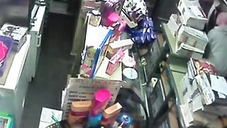 Str8 Caught Fucking On Security Camera In Store