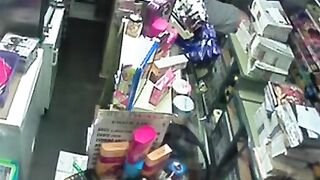 Str8 Caught Fucking On Security Camera In Store