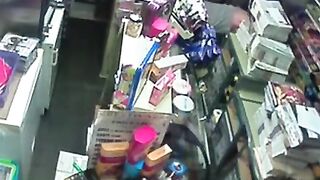 Str8 Caught Fucking On Security Camera In Store