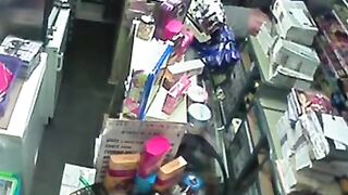 Str8 Caught Fucking On Security Camera In Store
